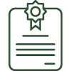 certificate icon green