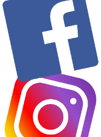 facebook and instagram logo stacked